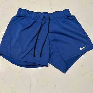 Blue Nike shorts